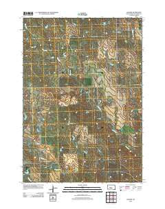 Lucerne South Dakota Historical topographic map, 1:24000 scale, 7.5 X 7.5 Minute, Year 2012