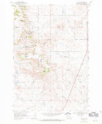 Ludlow South Dakota Historical topographic map, 1:24000 scale, 7.5 X 7.5 Minute, Year 1968