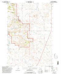 Ludlow South Dakota Historical topographic map, 1:24000 scale, 7.5 X 7.5 Minute, Year 1993