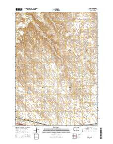 Lyman South Dakota Current topographic map, 1:24000 scale, 7.5 X 7.5 Minute, Year 2015