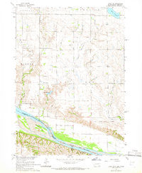 Lynch NE South Dakota Historical topographic map, 1:24000 scale, 7.5 X 7.5 Minute, Year 1964