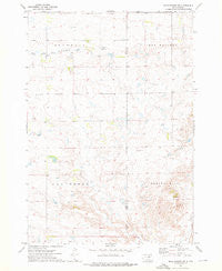 Macs Corner NE South Dakota Historical topographic map, 1:24000 scale, 7.5 X 7.5 Minute, Year 1973