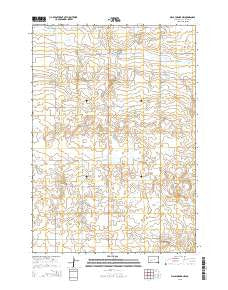 Macs Corner NW South Dakota Current topographic map, 1:24000 scale, 7.5 X 7.5 Minute, Year 2015