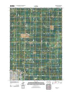Madison South Dakota Historical topographic map, 1:24000 scale, 7.5 X 7.5 Minute, Year 2012