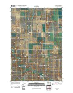 Mahto South Dakota Historical topographic map, 1:24000 scale, 7.5 X 7.5 Minute, Year 2012