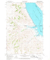 Mahto NE South Dakota Historical topographic map, 1:24000 scale, 7.5 X 7.5 Minute, Year 1966