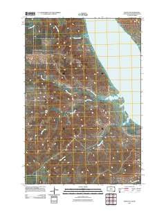 Mahto NE South Dakota Historical topographic map, 1:24000 scale, 7.5 X 7.5 Minute, Year 2011