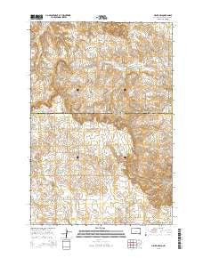 Mahto NW South Dakota Current topographic map, 1:24000 scale, 7.5 X 7.5 Minute, Year 2015