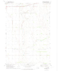 Manchester South Dakota Historical topographic map, 1:24000 scale, 7.5 X 7.5 Minute, Year 1971