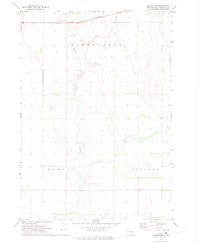 Manchester South Dakota Historical topographic map, 1:24000 scale, 7.5 X 7.5 Minute, Year 1971