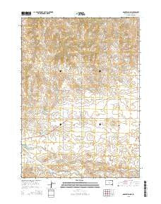 Manderson SW South Dakota Current topographic map, 1:24000 scale, 7.5 X 7.5 Minute, Year 2015