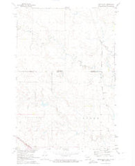 Maple Leaf South Dakota Historical topographic map, 1:24000 scale, 7.5 X 7.5 Minute, Year 1971