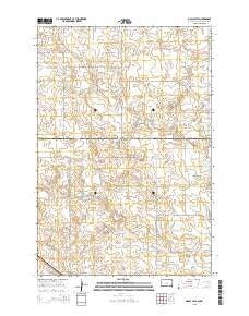 Maple Leaf South Dakota Current topographic map, 1:24000 scale, 7.5 X 7.5 Minute, Year 2015