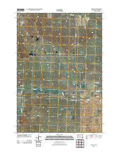 Marcus South Dakota Historical topographic map, 1:24000 scale, 7.5 X 7.5 Minute, Year 2012
