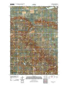 Marlow South Dakota Historical topographic map, 1:24000 scale, 7.5 X 7.5 Minute, Year 2011