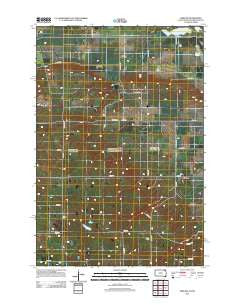 Marlow South Dakota Historical topographic map, 1:24000 scale, 7.5 X 7.5 Minute, Year 2012
