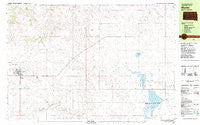 Martin South Dakota Historical topographic map, 1:25000 scale, 7.5 X 15 Minute, Year 1981