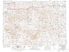 Martin South Dakota Historical topographic map, 1:250000 scale, 1 X 2 Degree, Year 1955