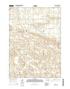 Martin SW South Dakota Current topographic map, 1:24000 scale, 7.5 X 7.5 Minute, Year 2015