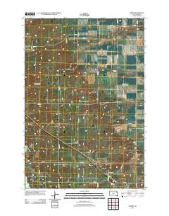 Marvin South Dakota Historical topographic map, 1:24000 scale, 7.5 X 7.5 Minute, Year 2012