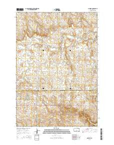 Maurine South Dakota Current topographic map, 1:24000 scale, 7.5 X 7.5 Minute, Year 2015