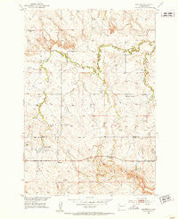 Maurine South Dakota Historical topographic map, 1:24000 scale, 7.5 X 7.5 Minute, Year 1951
