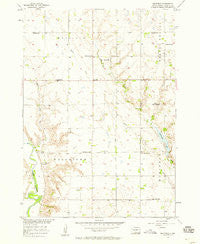 Mayfield South Dakota Historical topographic map, 1:24000 scale, 7.5 X 7.5 Minute, Year 1957