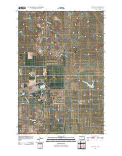 McIntosh South Dakota Historical topographic map, 1:24000 scale, 7.5 X 7.5 Minute, Year 2011