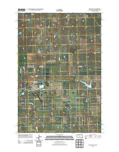 McIntosh South Dakota Historical topographic map, 1:24000 scale, 7.5 X 7.5 Minute, Year 2012