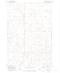 McIntosh SE South Dakota Historical topographic map, 1:24000 scale, 7.5 X 7.5 Minute, Year 1972