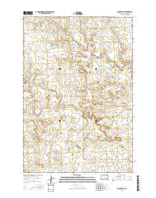 McIntosh SW South Dakota Current topographic map, 1:24000 scale, 7.5 X 7.5 Minute, Year 2015