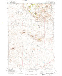 McKenzie Butte South Dakota Historical topographic map, 1:24000 scale, 7.5 X 7.5 Minute, Year 1971