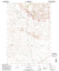 McKenzie Butte South Dakota Historical topographic map, 1:24000 scale, 7.5 X 7.5 Minute, Year 1993