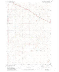 McLaughlin SW South Dakota Historical topographic map, 1:24000 scale, 7.5 X 7.5 Minute, Year 1971