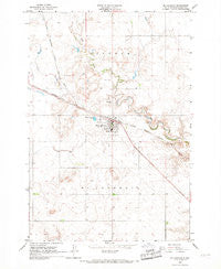 McLaughlin South Dakota Historical topographic map, 1:24000 scale, 7.5 X 7.5 Minute, Year 1966