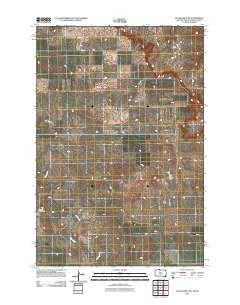 McLaughlin NE South Dakota Historical topographic map, 1:24000 scale, 7.5 X 7.5 Minute, Year 2011