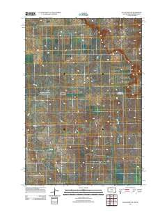 McLaughlin NE South Dakota Historical topographic map, 1:24000 scale, 7.5 X 7.5 Minute, Year 2012
