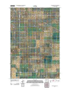 McLaughlin SW South Dakota Historical topographic map, 1:24000 scale, 7.5 X 7.5 Minute, Year 2012
