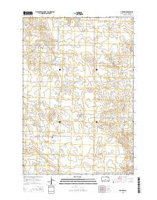 Meadow South Dakota Current topographic map, 1:24000 scale, 7.5 X 7.5 Minute, Year 2015