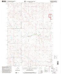 Meadow SE South Dakota Historical topographic map, 1:24000 scale, 7.5 X 7.5 Minute, Year 1998
