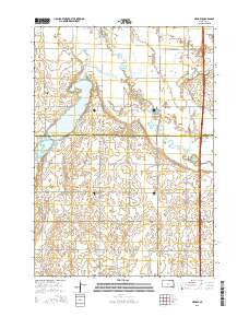 Medary South Dakota Current topographic map, 1:24000 scale, 7.5 X 7.5 Minute, Year 2015
