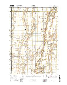 Mellette South Dakota Current topographic map, 1:24000 scale, 7.5 X 7.5 Minute, Year 2015