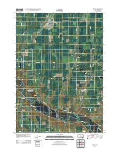 Menno South Dakota Historical topographic map, 1:24000 scale, 7.5 X 7.5 Minute, Year 2012