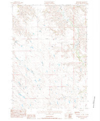 Middle Draw South Dakota Historical topographic map, 1:24000 scale, 7.5 X 7.5 Minute, Year 1983