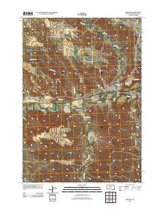 Midland South Dakota Historical topographic map, 1:24000 scale, 7.5 X 7.5 Minute, Year 2012