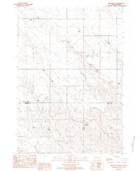 Midland NE South Dakota Historical topographic map, 1:24000 scale, 7.5 X 7.5 Minute, Year 1982