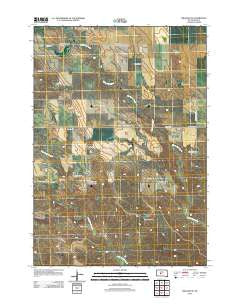 Midland NE South Dakota Historical topographic map, 1:24000 scale, 7.5 X 7.5 Minute, Year 2012