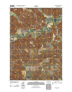 Midland SE South Dakota Historical topographic map, 1:24000 scale, 7.5 X 7.5 Minute, Year 2012
