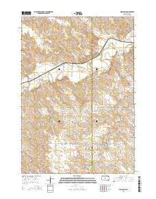 Midland SE South Dakota Current topographic map, 1:24000 scale, 7.5 X 7.5 Minute, Year 2015