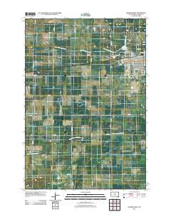 Milbank West South Dakota Historical topographic map, 1:24000 scale, 7.5 X 7.5 Minute, Year 2012